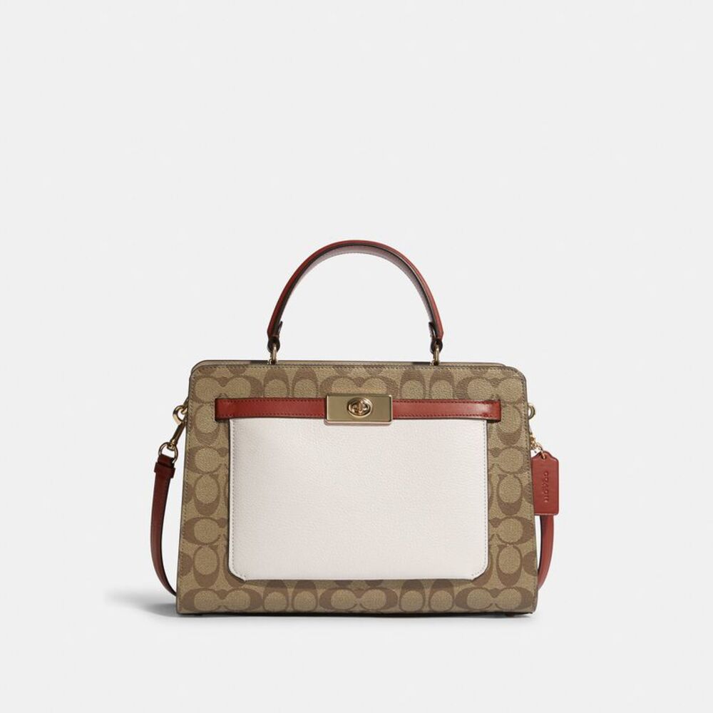 ALMOST PERFECT Coach Outlet Lane Carryall In Colorblock Signature Canvas